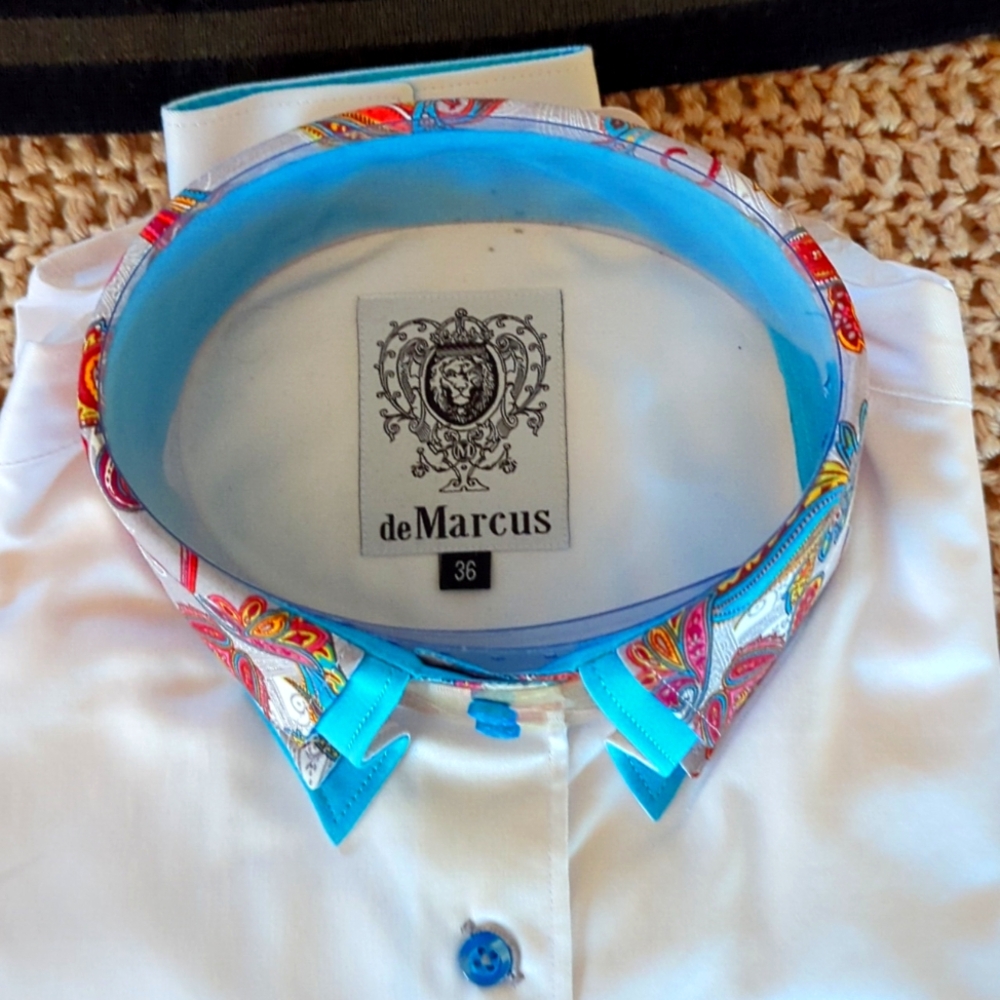 San Diego Boutique deMarcus Women's Dress Shirt (sz36)